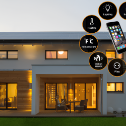 casa smart house com muita tecnologia