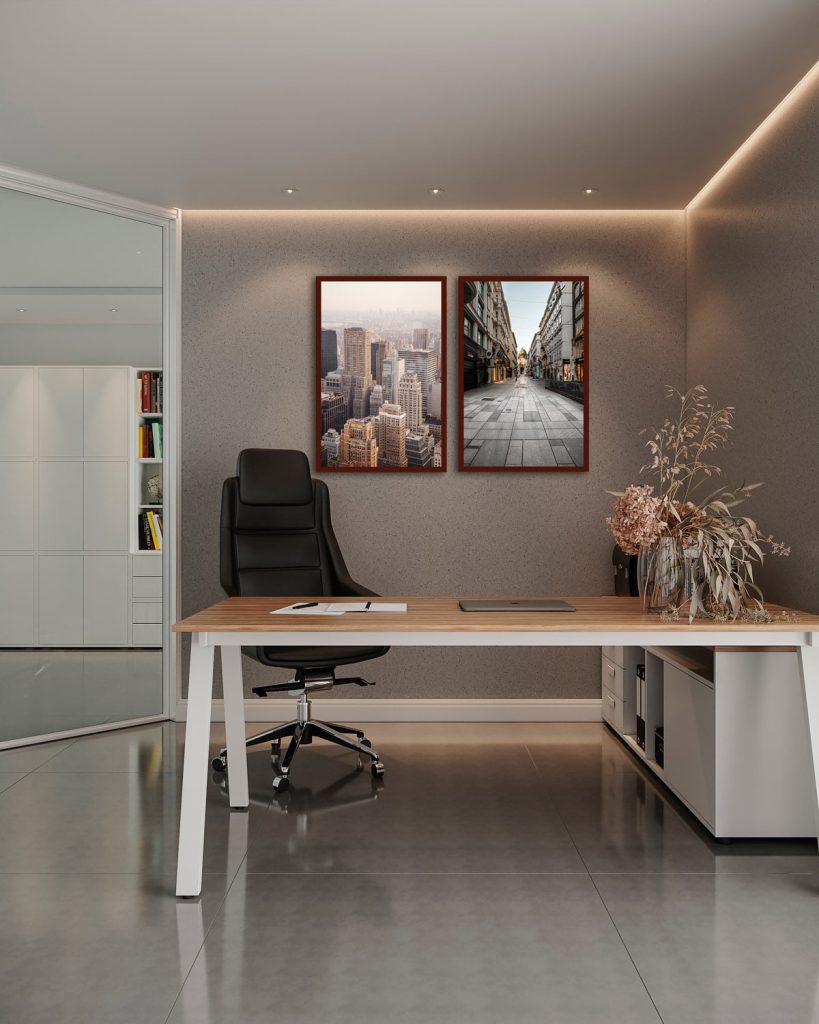 Quadros Decorativos para Escritório - Casa Pré-Fabricada