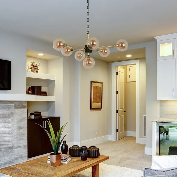 Decoração de Sala com Lustre - Como Fazer? - Casa Pré-Fabricada