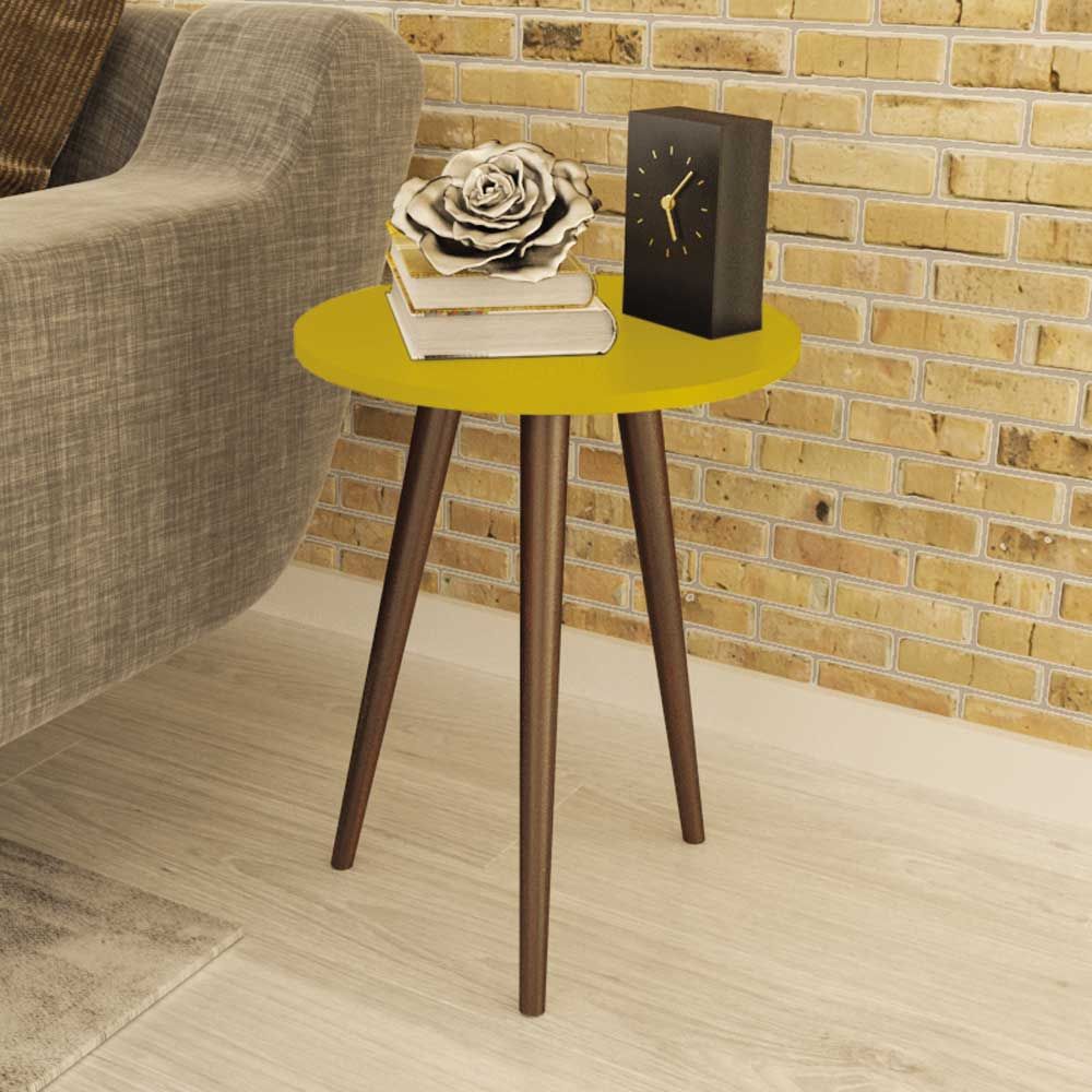 mesinha de canto para sala em estilo retrô