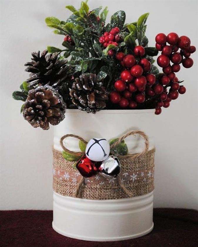 vaso decorativo de natal
