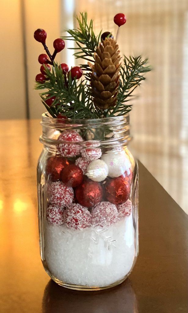pode de vidro para decoração de natal