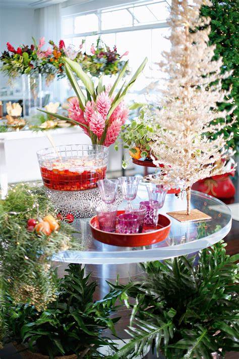 mesa decorativa para natal