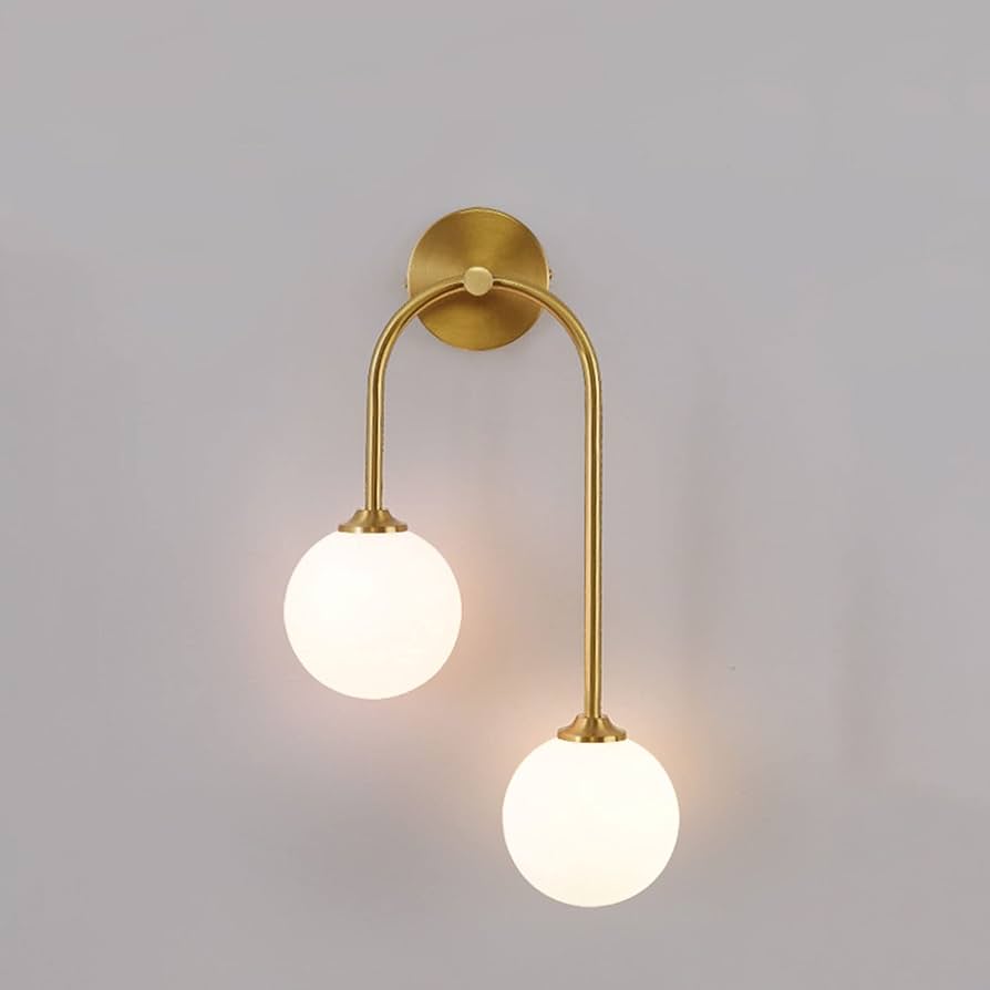 modelo de uma luminária de parede em formato de aplique.