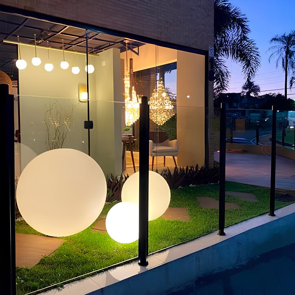 Luminárias Para Área Externa - Casa Pré-Fabricada